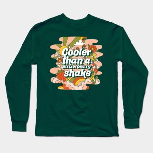 Psychedelic Cooler than a strawberry - Borns inspired print Long Sleeve T-Shirt